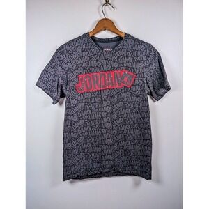 Nike Air Jordan Brand Sticker AOP T Shirt Mens Size Small Tee Streetwear Graphic